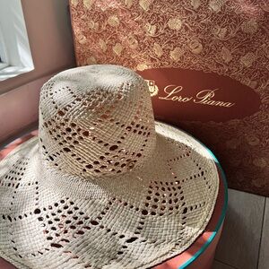 LORO PIANA Hoshi straw sun hat